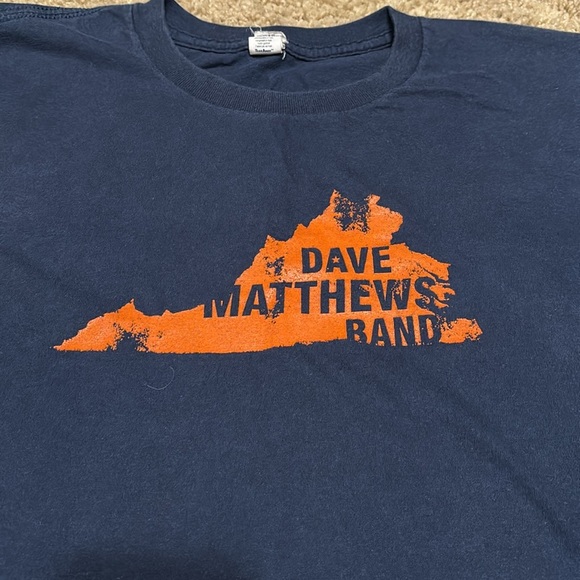 Dave Matthew’s Band DMB - Women’s Tee-Shirt Virginia State Navy/Orange - Medium - Picture 5 of 7